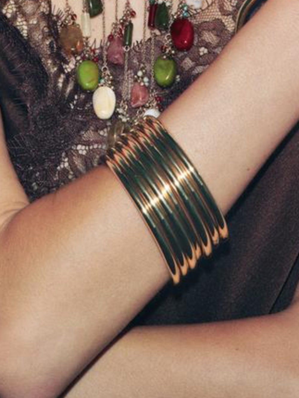 NWT Zara Pack of Metallic Bangles